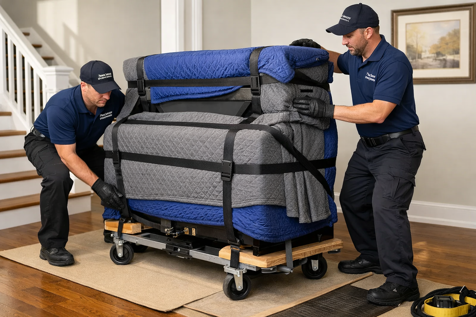 Specialized piano removal with professional equipment